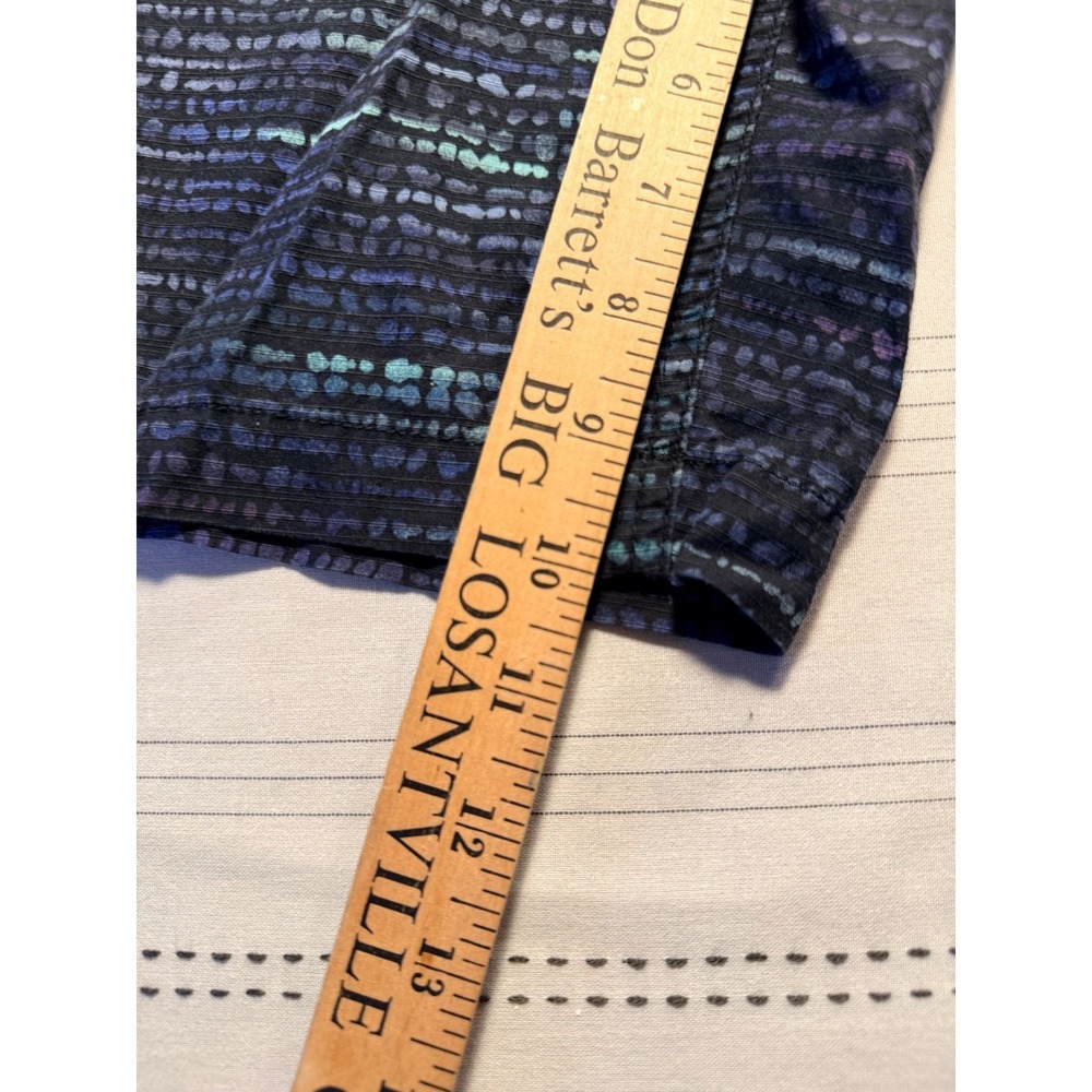 Calvin Klein Mens Navy Blue Dotted Stripe Flat Front Shorts Size 34 Casual Summe - Picture 6 of 6
